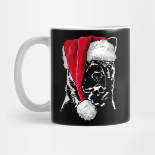 American Akita Santa Christmas dog mom Mug